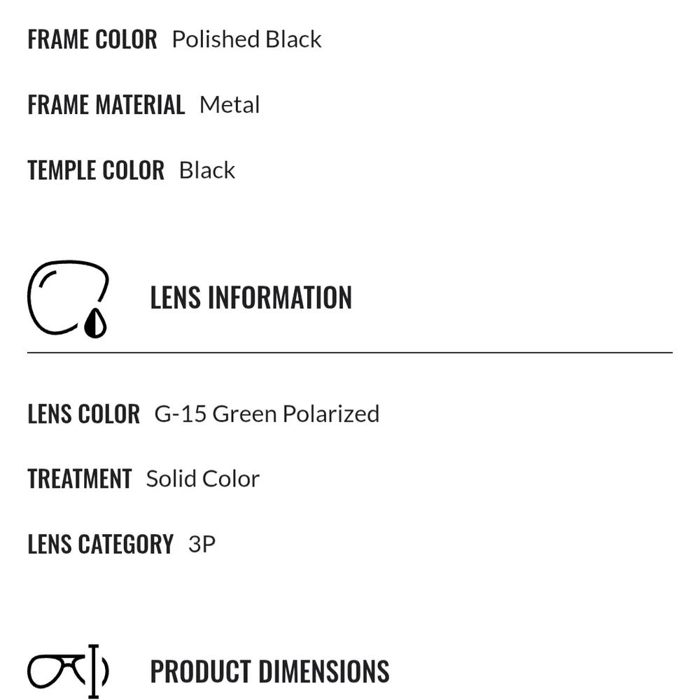Ray-Ban Black Aviators (RB 3025)